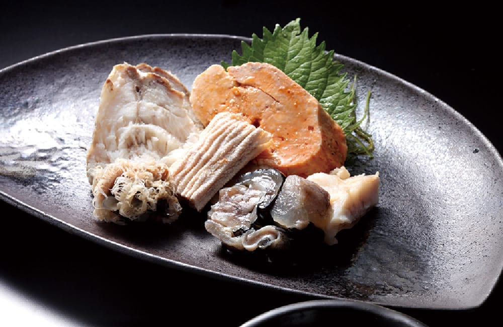 水戸山翠のあんこう供酢