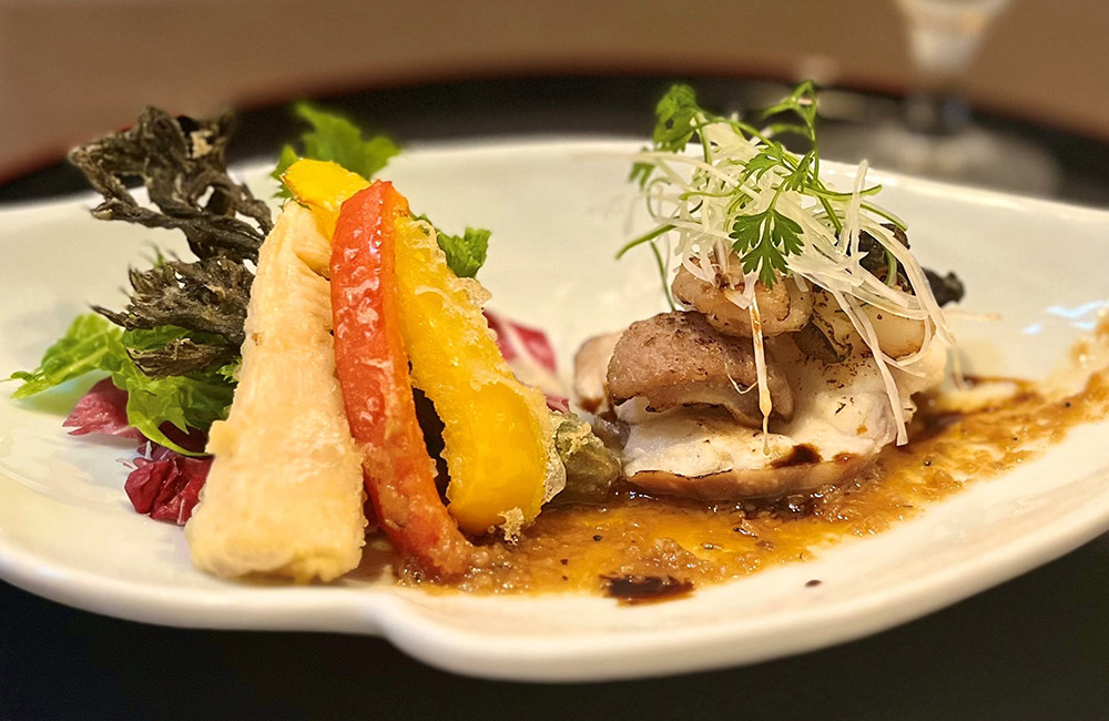 水戸山翠のあんこうのあんこうのソテー